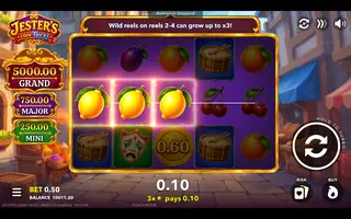 Jester’s Coin Tricks – Feature in play
