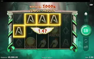 Temple of Medusa – Winning spin