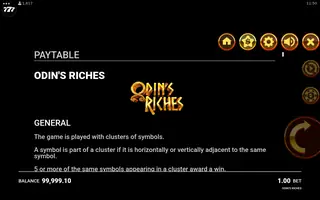 Odin’s Riches – Game rules