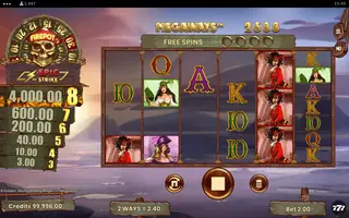 8 Golden Skulls of Holly Roger MEGAWAYS – Winning spin