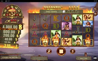 8 Golden Skulls of Holly Roger MEGAWAYS – Feature in play
