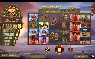 8 Golden Skulls of Holly Roger MEGAWAYS – Free spins