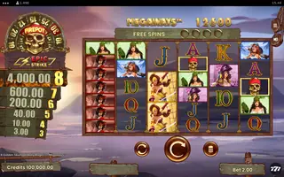 8 Golden Skulls of Holly Roger MEGAWAYS – Free spins