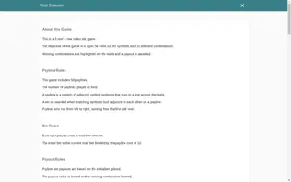 Gold Collector – Game rules