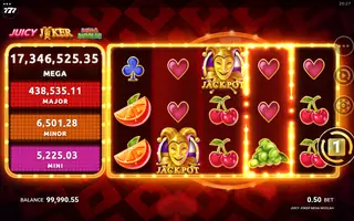 Juicy Joker Mega Moolah – Feature in play