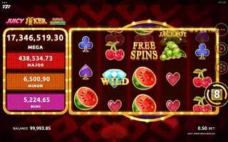 Juicy Joker Mega Moolah – Free spins