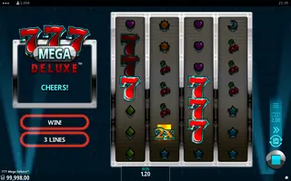 777 Mega Deluxe – Winning spin