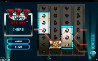 777 Mega Deluxe – Winning spin