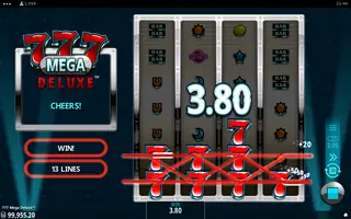 777 Mega Deluxe – Winning spin