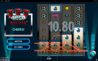 777 Mega Deluxe – Winning spin
