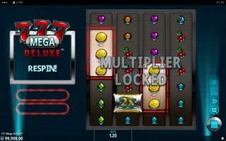 777 Mega Deluxe – Feature in play