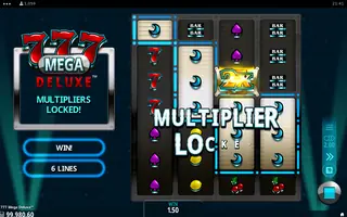 777 Mega Deluxe – Feature in play