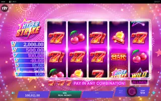 Hyper Strike – Winning spin