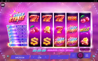 Hyper Strike – Feature in play