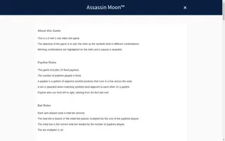 Assassin Moon – Game rules
