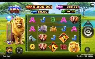 Diamond King Jackpots – Base game