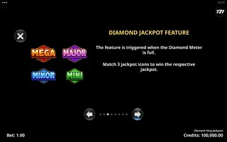 Diamond King Jackpots – Game rules