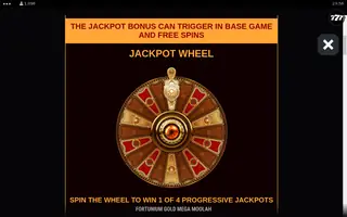 Fortunium Gold Mega Moolah – Game rules