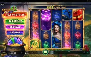 Sisters of Oz WOWPOT! – Free spins