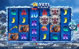 9k Yeti – Feature in play