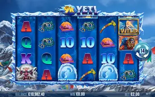 9k Yeti – Feature in play