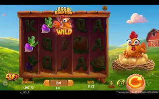 Egg Eruption – Winning spin