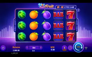 Hot Rush Fruit – Base game