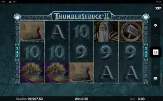 Thunderstruck II Remastered – Winning spin