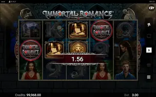 Immortal Romance Remastered – Winning spin
