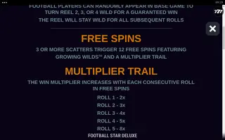 Football Star Deluxe – Game rules