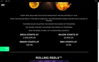 Absolootly Mad Mega Moolah – Game rules