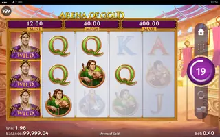 Arena of Gold – Winning spin