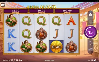 Arena of Gold – Feature in play
