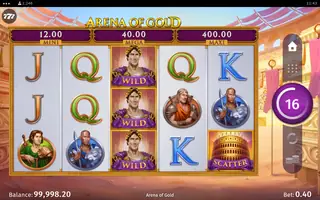 Arena of Gold – Feature in play