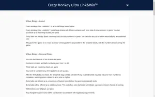Crazy Monkey Ultra Link&Win – Game rules