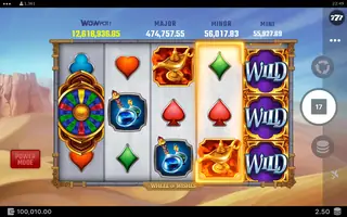 Wheel of Wishes – Feature in play
