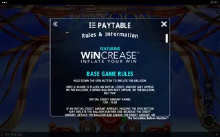 The Incredible Balloon Machine – Game rules