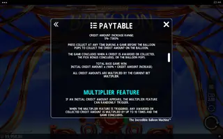 The Incredible Balloon Machine – Game rules