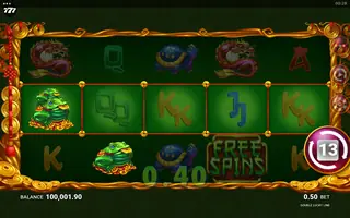 Double Lucky Line – Winning spin