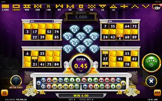 Break da Bank Again Video Bingo – Winning spin