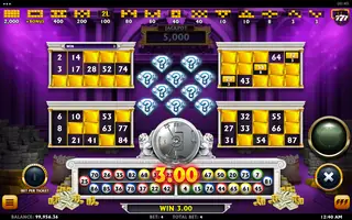 Break da Bank Again Video Bingo – Winning spin