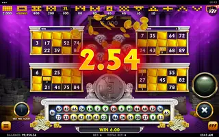 Break da Bank Again Video Bingo – Winning spin