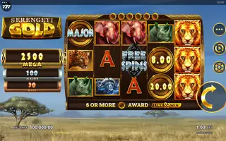 Serengeti Gold – Base game