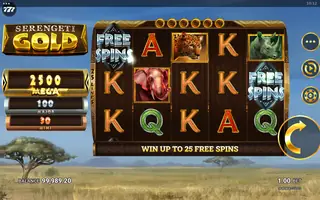 Serengeti Gold – Base game