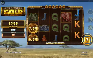 Serengeti Gold – Winning spin