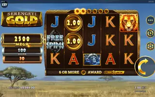 Serengeti Gold – Winning spin