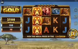 Serengeti Gold – Feature in play