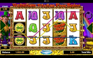 Rainbow Riches Free Spins – Winning spin