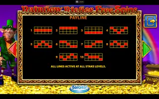 Rainbow Riches Free Spins – Game rules