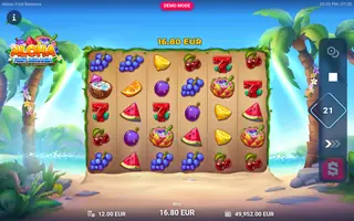 Aloha Fruit Bonanza – Winning spin